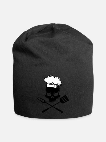 Grill Skull - Bonnet en jersey - noir