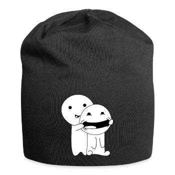 Smile Smile fun - Jersey Beanie - black - Front
