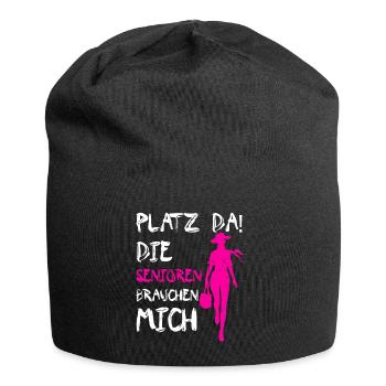 Geriatric nurse - care - Jersey Beanie - black - Front