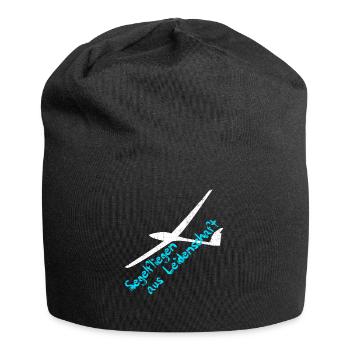 Glider Gliding Pilot - Jersey Beanie - black - Front