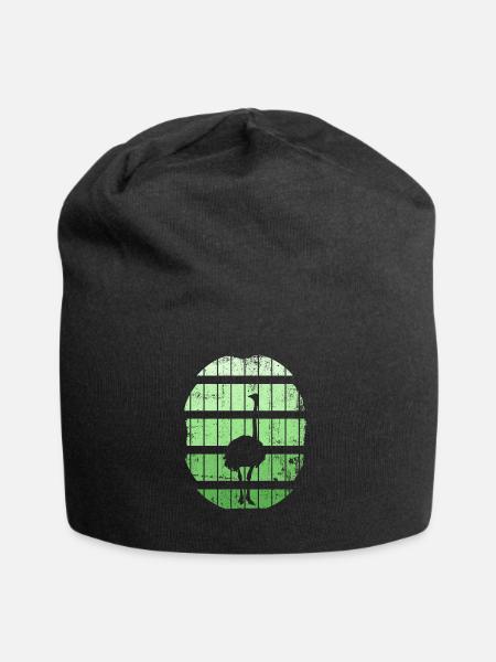Strauß - Jersey-Beanie - Schwarz