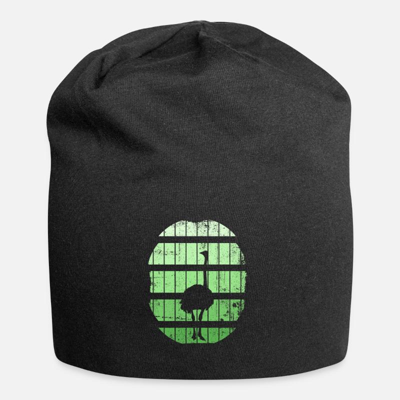 Strauß - Jersey-Beanie - Schwarz
