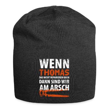 Heimwerker Thomas - Jersey-Beanie - Anthrazit - Vorne