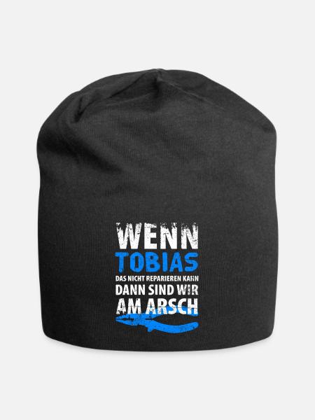Heimwerker Tobias - Jersey-Beanie - Schwarz