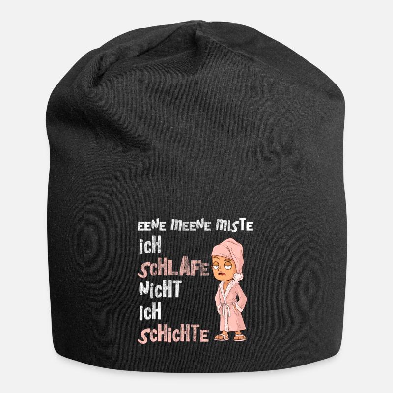 Altenpfleger - Pflege - Jersey-Beanie - Schwarz