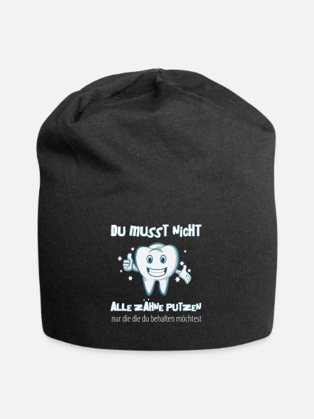 Zahntechnik Zahntechniker - Jersey-Beanie - Schwarz