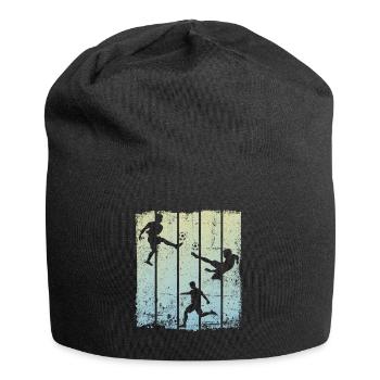 Fußball - Jersey-Beanie - Schwarz - Vorne