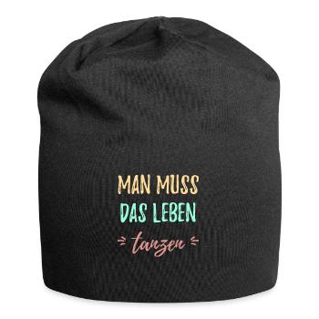 Tanzen - Jersey-Beanie - Schwarz - Vorne