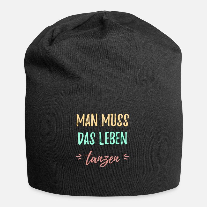 Tanzen - Jersey-Beanie - Schwarz