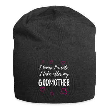 godmother - Jersey Beanie - charcoal grey - Front