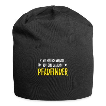 Pfadfinder - Jersey-Beanie - Schwarz - Vorne