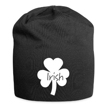 Trèfle Irlande irish - Bonnet en jersey - noir - Devant