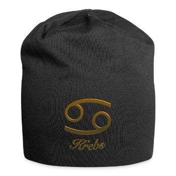 Sternzeichen Krebs Horoskop - Jersey-Beanie - Schwarz - Vorne