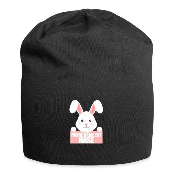 MEIN NAME IST HASE - Jersey-Beanie - Schwarz - Vorne