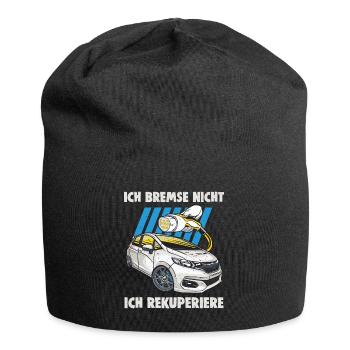 Cadeau de conduite de voiture électrique de voiture électrique pour la mobilité électrique - Bonnet en jersey - noir - Devant
