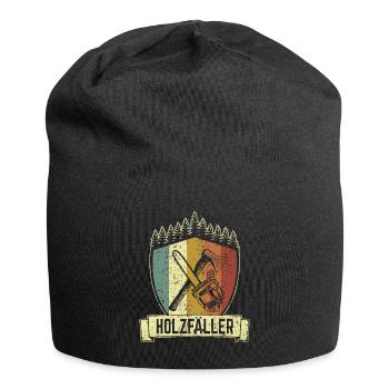 Lumberjack Holzfäller Holz - Jersey-Beanie - Schwarz - Vorne