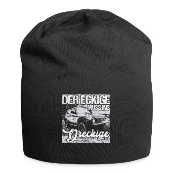 Der Eckige muss ins Dreckige Offroad Lada Niva 4x4 - Jersey-Beanie - Schwarz - Vorne