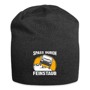 Russland Lada 4x4 Offroad Auto Spaß Feinstaub - Jersey-Beanie - Anthrazit - Vorne