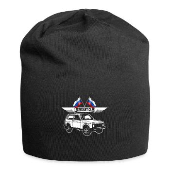 Lada Niva 4x4 Russia Auto - Jersey-Beanie - Schwarz - Vorne