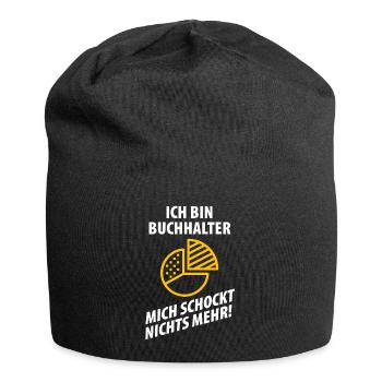 BUCHHALTER - Jersey-Beanie - Schwarz - Vorne