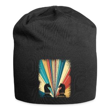 Chess chess player checkmate chess tournament - Jersey Beanie - black - Front