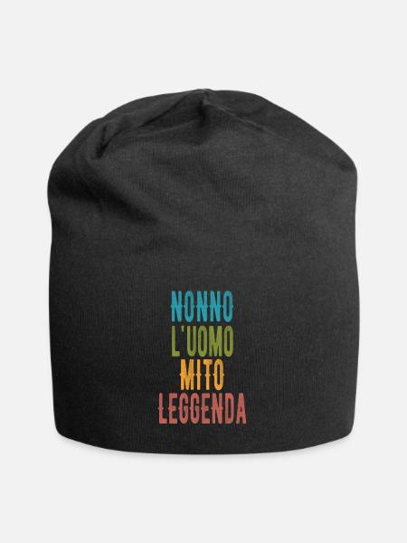 Nonno Uomo Mito Leggenda Regalo - Jersey-Beanie - Schwarz