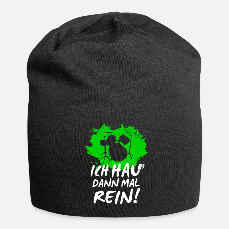 Drums - Jersey-Beanie - Schwarz