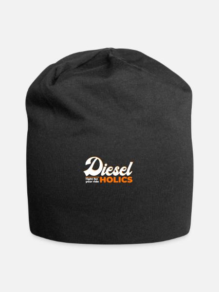 Dieselholics I Fight for your Ride - Jersey-Beanie - Schwarz
