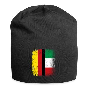 Idée cadeau Italie Allemagne - Bonnet en jersey - noir - Devant
