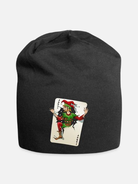 JOKER - Bonnet en jersey - noir