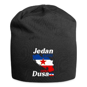 Balkan Josip Broz Tito SFRJ Jugoslawien Geschenk - Jersey-Beanie - Schwarz - Vorne