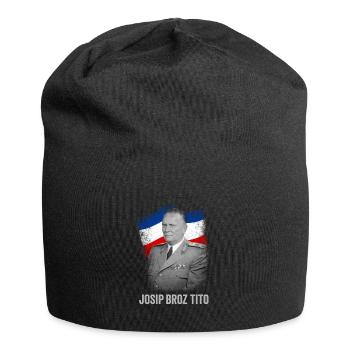 Josip Broz Tito Marsal SFRJ Yougoslavie - Bonnet en jersey - noir - Devant