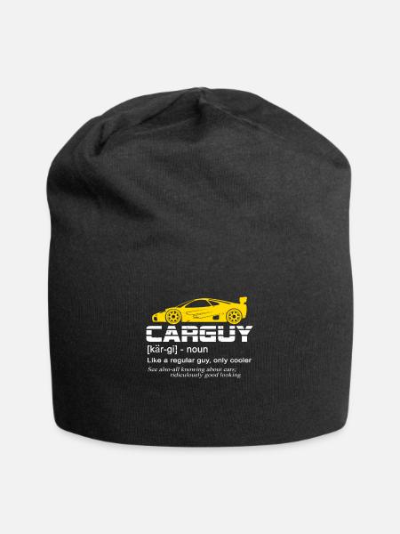Car Guy Sport Car Lover Funny Car Mechanic - Jersey Beanie - black