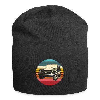 Hors-piste Lada Niva 4x4 Rétro Voiture - Bonnet en jersey - charbon - Devant
