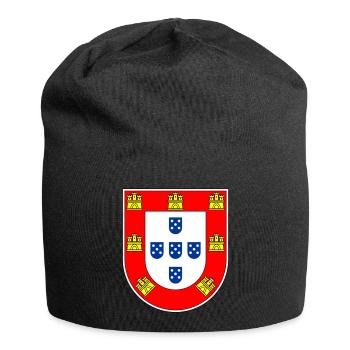 Portugal Abzeichen - Jersey-Beanie - Schwarz - Vorne