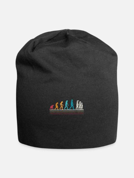 Erdmännchen Evolution Erdmännchen - Jersey-Beanie - Schwarz