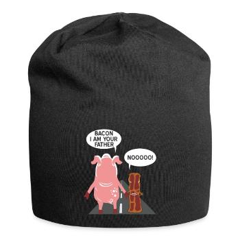 Bacon ich bin dein Vater - Jersey-Beanie - Schwarz - Vorne