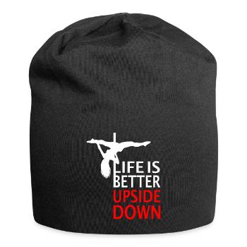 Poledance X-Pole Stangen Pole Dance Geschenk - Jersey-Beanie - Schwarz - Vorne