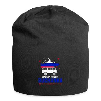 UAZ Buchanka SUV Russia Flag - Jersey Beanie - black - Front