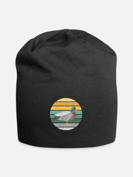 Ente Vintage Enten - Jersey-Beanie - Schwarz