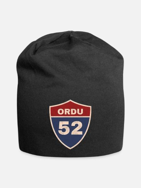 Ordu - Jersey-Beanie - Schwarz
