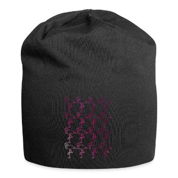 Flamingos Flamingo - Jersey Beanie - black - Front