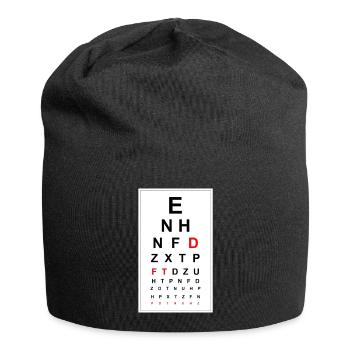 Citation de test de vue - Bonnet en jersey - noir - Devant