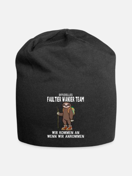 Faultier Wander Team Wanderoutfit - Jersey-Beanie - Schwarz