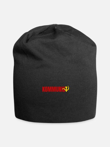 Kommunist UdSSR Flagge Hammer und Sichel Russia - Jersey-Beanie - Schwarz
