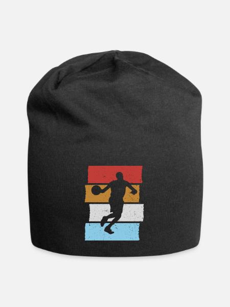 Basketballer Basketballspieler Sunset - Jersey-Beanie - Schwarz