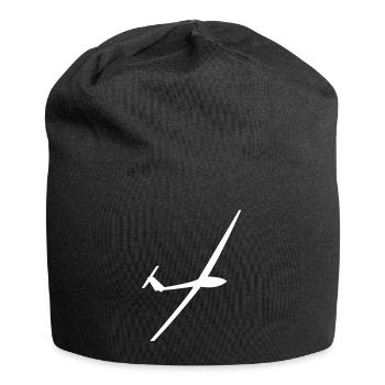 Glider Glider Gliding Glider - Jersey Beanie - black - Front