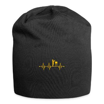 Apices Abeilles Abeilles Nid d’abeilles Miel - Bonnet en jersey - noir - Devant