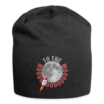 To The Moon Rocket Crypto Cryptocurrencies Exchange - Jersey Beanie - black - Front