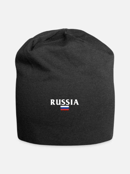 Made in Russia Russie drapeau - Bonnet en jersey - noir